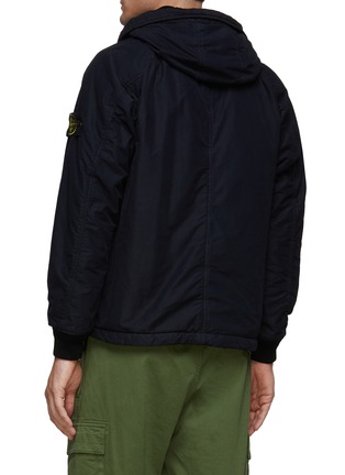 Back View - Click To Enlarge - STONE ISLAND - ‘DAVID’ LIGHT GARMENT DYED HOODED JACKET