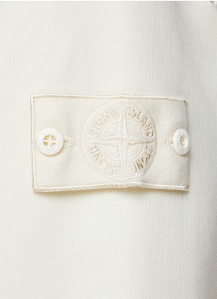  - STONE ISLAND - ‘Ghost’ Logo Badge Cotton Sweatshirt