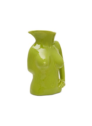Main View - Click To Enlarge - ANISSA KERMICHE - JUGS JUG VASE — OLIVE GREEN
