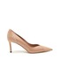 Main View - Click To Enlarge - JIMMY CHOO - ‘75 CASS’ PATENT SUEDE PUMPS