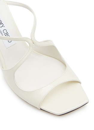 Detail View - Click To Enlarge - JIMMY CHOO - ‘75 ANISE' PATENT LEATHER SANDALS