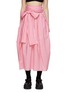 Main View - Click To Enlarge - CECILIE BAHNSEN - WRAP DETAIL MIDI TULIP SKIRT