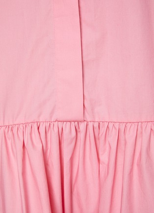  - CECILIE BAHNSEN - Tiered Skirt Short-Sleeved Cotton Shirt Dress