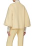 Back View - Click To Enlarge - JIL SANDER - CURVED WRAP BALLOON SLEEVE DOUBLE FACED JACKET