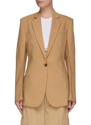Main View - Click To Enlarge - LOEWE - SINGLE BREASTED NOTCH LAPEL BLAZER