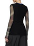 Back View - Click To Enlarge - LOEWE - Body Print Tight Fitted Long Sleeve Top