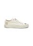 Main View - Click To Enlarge - ACNE STUDIOS - FLAT LOW TOP LACELESS RAINBOW CANVAS SNEAKERS
