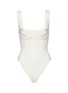 Main View - Click To Enlarge - HAIGHT - ‘GAIA’ KNITTED ONE PIECE CREPE MESH SWIMSUIT