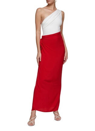 Figure View - Click To Enlarge - HAIGHT - ‘PANNEAUX’ SELF TIE WAIST MAXI SKIRT