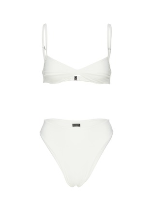 Main View - Click To Enlarge - HAIGHT - ‘Monica’ Non-Wired Panelled Swimsuit Top & ‘Mah’ High Waist Swimsuit Bottom