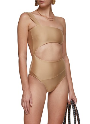 Figure View - Click To Enlarge - HAIGHT - ONE SHOULDER CUTOUT DETAIL SWIMSUIT