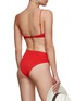 Back View - Click To Enlarge - HAIGHT - ‘LIGIA’ WIRED SWIMSUIT TOP & HIGH WAIST SWIMSUIT BOTTOM
