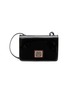 Main View - Click To Enlarge - ACNE STUDIOS - ‘Agri’ Face Logo Plaque Patent Leather Crossbody Bag