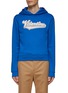 Main View - Click To Enlarge - VALENTINO GARAVANI - VALENTINO LOGO EMBROIDERY PATCH COTTON HOODIE