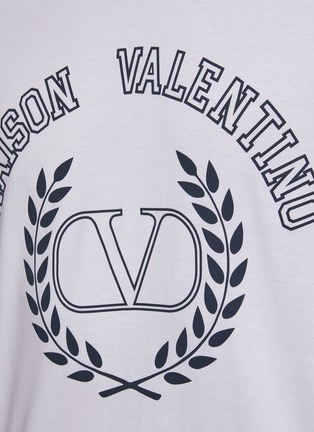  - VALENTINO GARAVANI - MAISON VALENTINO PRINT COTTON T-SHIRT