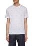 Main View - Click To Enlarge - VALENTINO GARAVANI - ALL OVER SPIKE STUDS REGULAR FIT COTTON T-SHIRT