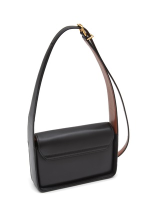 Detail View - Click To Enlarge - JIL SANDER - Logo Embossed Calfskin Leather Shoulder Bag