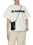Figure View - Click To Enlarge - JIL SANDER - ‘Giro’ Calfskin Leather Phone Pocket