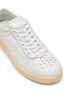 Detail View - Click To Enlarge - JIL SANDER - CONTRAST BASE FLAT CUPSOLE LOW TOP LEATHER SNEAKERS