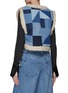 Back View - Click To Enlarge - SEA NEW YORK - ‘Diego’ Denim Patchwork Shearling Vest