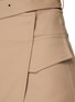 HELMUT LANG - Belted Cotton Blend Trench Skirt