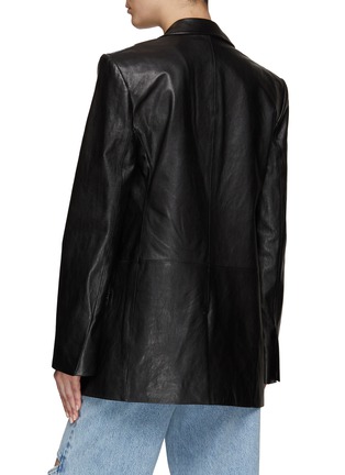 Back View - Click To Enlarge - HELMUT LANG - LEATHER SUIT JACKET