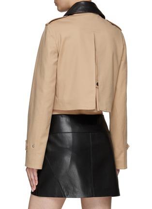 Back View - Click To Enlarge - HELMUT LANG - CROPPED TRENCH JACKET
