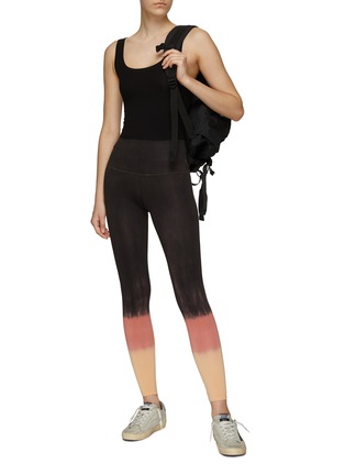 Figure View - Click To Enlarge - ELECTRIC & ROSE - ‘SUNSET’ OMBRÉ HIGH RISE LEGGINGS