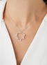 Detail View - Click To Enlarge - YOKO LONDON - ‘SLEEK’ DIAMOND AKOYA PEARL 18K WHITE GOLD PENDANT NECKLACE