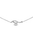 Main View - Click To Enlarge - YOKO LONDON - ‘TREND' DIAMONDS FRESHWATER PEARL 18K WHITE GOLD NECKLACE