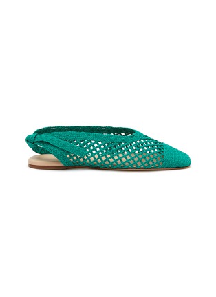 Main View - Click To Enlarge - HEREU - ‘Losia’ Knitted Slingback Ballerina Flats