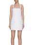 Main View - Click To Enlarge - DION LEE - HALTER NECK BACKLESS MINI APRON DRESS