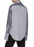 Back View - Click To Enlarge - DION LEE - REVERSIBLE DESIGN FLAP CHEST POCKET DETAIL BUTTON UP SHIRT