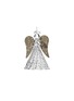 Main View - Click To Enlarge - SHISHI - Glittered Glass Angel Ornament — Transparent