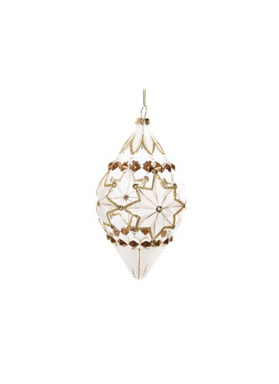 Main View - Click To Enlarge - SHISHI - GLASS CONE ORNAMENT — GOLD