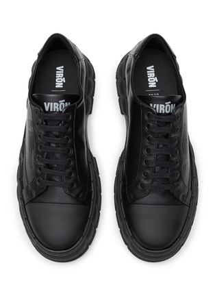 Detail View - Click To Enlarge - VIRÓN  - ‘1968’ APPLE SKIN LOW TOP LACE UP SNEAKERS