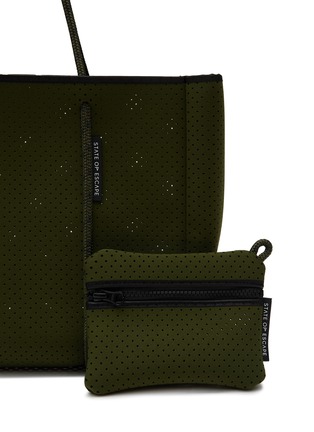 Detail View - Click To Enlarge - STATE OF ESCAPE - ‘FLYING SOLO’ CARRYALL NEOPRENE TOTE BAG