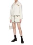 Figure View - Click To Enlarge - MING MA - SEQUIN BOW APPLIQUÉ WOOL JACKET