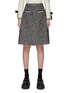 Main View - Click To Enlarge - MING MA - A-LINE TWEED SKIRT