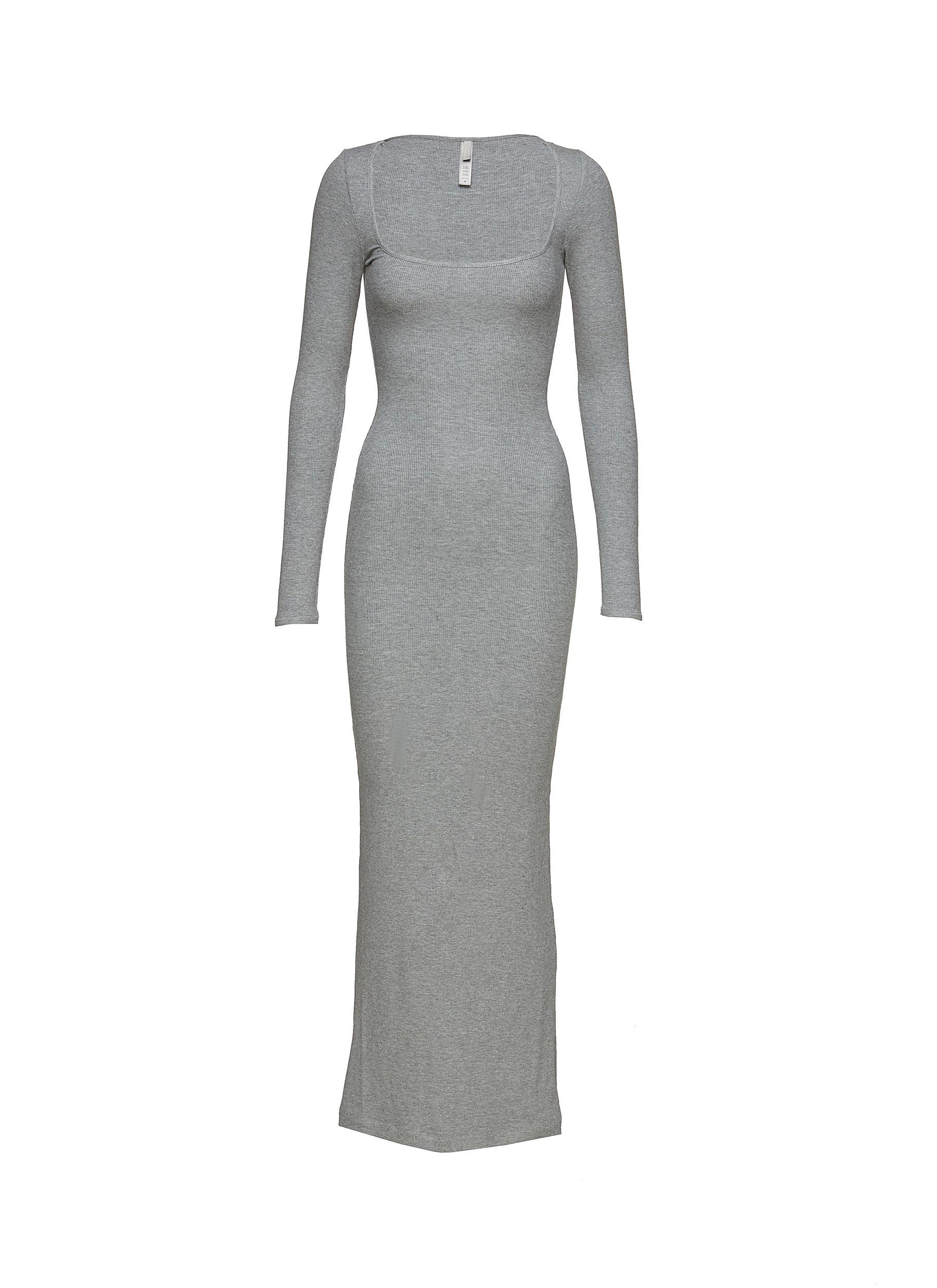 Shoppers Love the Skims Lounge Long Sleeve Ribbed Maxi Dress