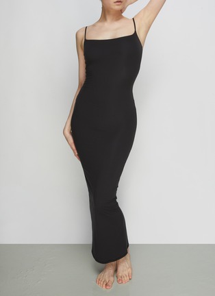 Figure View - Click To Enlarge - SKIMS - ‘Fits Everybody’ Long Slip Dress