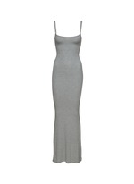 SKIMS | 'Soft Lounge' Long Slip Dress | LIGHT GREY | Women