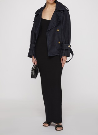 Back View - Click To Enlarge - SKIMS - ‘Soft Lounge’ Long Sleeve Dress