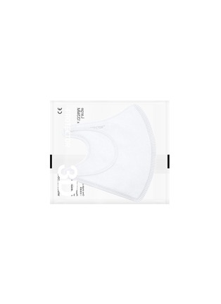 Detail View - Click To Enlarge - PROTECTOR DAILY - LARGE 3D FACE MASK PACK OF 30 - WHITE