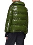 Back View - Click To Enlarge - HERNO - THUMB HOLE CUFF DETAIL QUILTED PUFFER JACKET