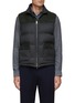 Main View - Click To Enlarge - ISAIA - ZIP FRONT STAND COLLAR FLAP POCKET QUILTED VEST