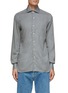 Main View - Click To Enlarge - ISAIA - LONG SLEEVE MILANO SPREAD COLLAR EXTRALIGHT FLANNEL CHECK SHIRT