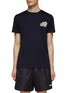Main View - Click To Enlarge - MONCLER - SHORT SLEEVE DOUBLE LOGO PATCH T-SHIRT