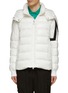 Main View - Click To Enlarge - MONCLER - ‘CORYDALE’ LETTERING EMBROIDERY HOODED PUFFER JACKET