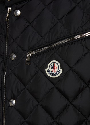  - MONCLER - ‘BROME’ DIAMOND-QUILTED RAINWATER FABRIC PUFFER VEST